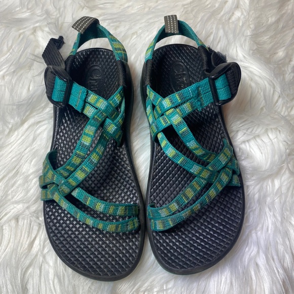 Chaco Other - Chaco sandals blue green 13 13k chacos